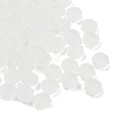Frosted Transparent Acrylic Beads X1-OACR-P029-03B-06-1