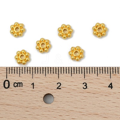 Alloy Beads Daisy Spacer Beads LF1249Y-01G-RS-1