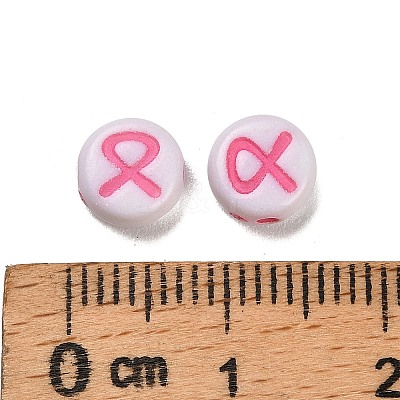 Opaque Acrylic Beads OACR-S076-03-1