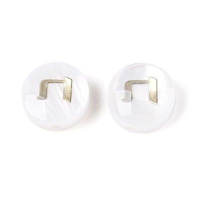 Natural Freshwater Shell Beads BSHE-ZX007-03C-1