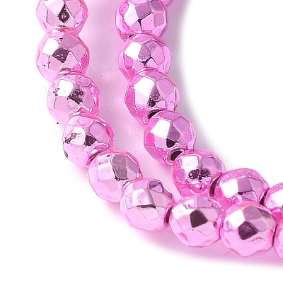 Baking Paint Synthetic Non-Magnetic Hematite Beads Strands G-H020-K01-07-1