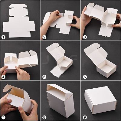 Kraft Paper Gift Box CON-K003-02A-02-1