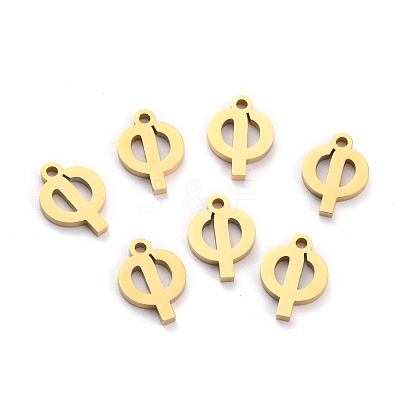 304 Stainless Steel Pendants STAS-F267-10F-G-1