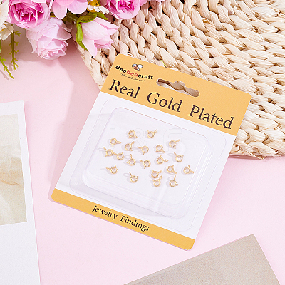 20Pcs Brass Spring Ring Clasps KK-BBC0025-77-1