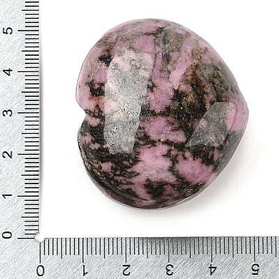 Natural Rhodonite Thumb Massage Stone G-I367-06D-1