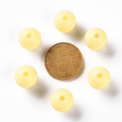 Opaque Acrylic Beads X-MACR-S370-C12mm-A10-1