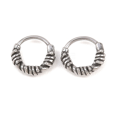 316 Stainless Steel Cartilage Earrings AJEW-C044-16C-AS-1