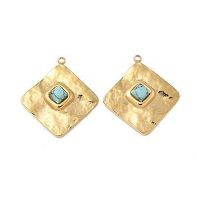 High Polished 304 Stainless Steel Pendants STAS-L022-459G-02-1
