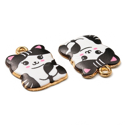 Printed Alloy Pendants ENAM-L042-07G-01-1