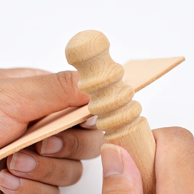 3Pcs Wood Leather Edge Burnisher Sets TOOL-WH20127-01-1