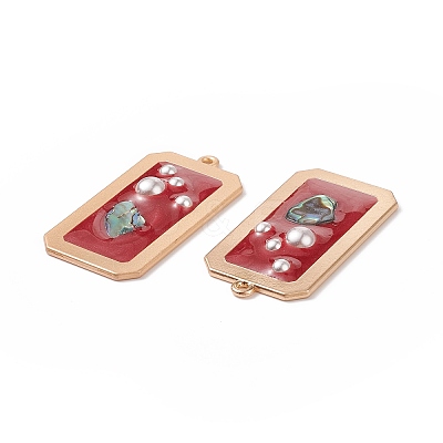 Epoxy Resin Pendants RESI-X0001-41-1