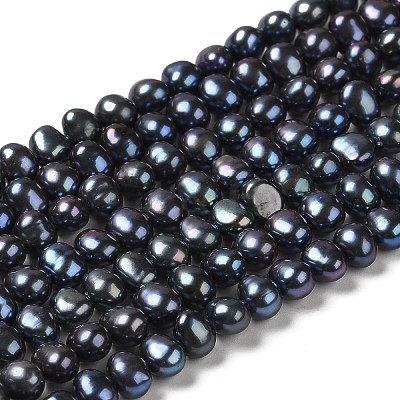 Natural Cultured Freshwater Pearl Beads Strands PEAR-E017-34-1