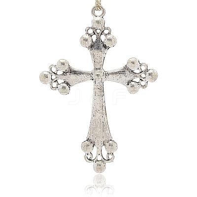 Alloy Rhinestone Big Pendants RB-J112-01AS-1