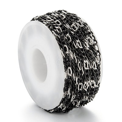 304 Stainless Steel Figaro Chains CHS-O010-05EBP-1