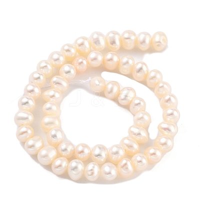 Natural Cultured Freshwater Pearl Beads Strands PEAR-C003-10F-1