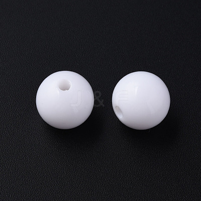 Opaque Acrylic Beads MACR-S370-C14mm-01-1