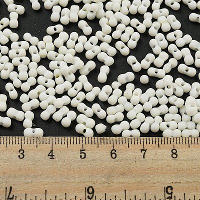 Macaron Color Opaque Frosted Glass Seed Beads SEED-K009-12B-16-1