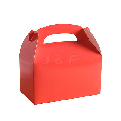 Solid Color Paper Fold Cakes Boxes CON-WH0081-22B-1