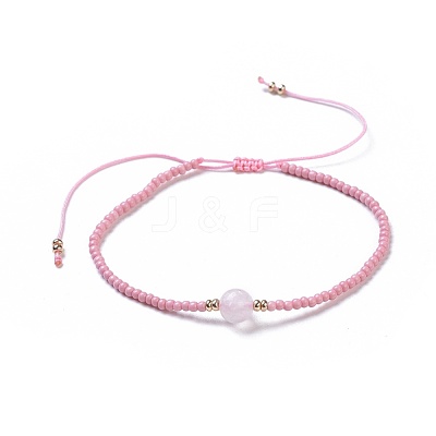 Nylon Thread Braided Beads Bracelets BJEW-JB04346-03-1