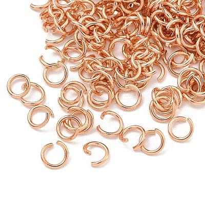 304 Stainless Steel Open Jump Rings STAS-O107-06RG-H-1