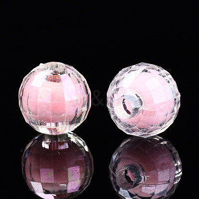 Transparent Acrylic Beads TACR-N011-006A-03-1