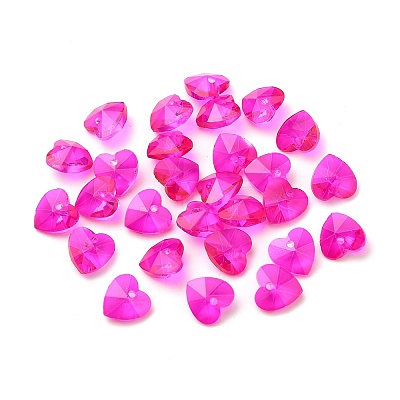 Romantic Valentines Ideas Glass Charms LS-X-G030V10mm-37-1