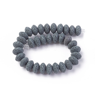 Natural Lava Rock Beads Strands G-F671-01B-19-1