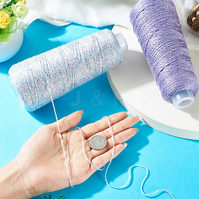 2 Rolls 2 Colors Cotton Cord OCOR-TA0003-47E-1