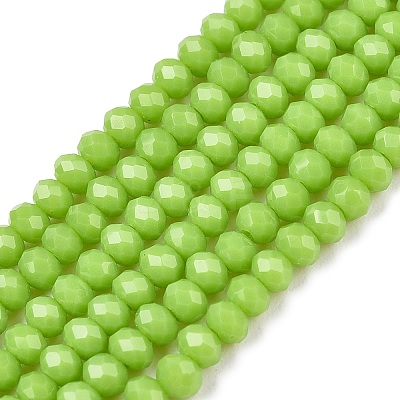 Opaque Solid Color Imitation Jade Glass Beads Strands LS-EGLA-A044-P1mm-D30-1
