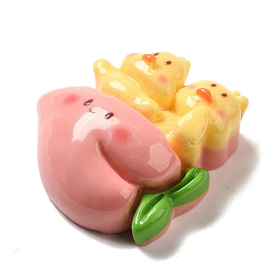 Animal Duck Theme Opaque Resin Decoden Cabochons CRES-B020-01D-1