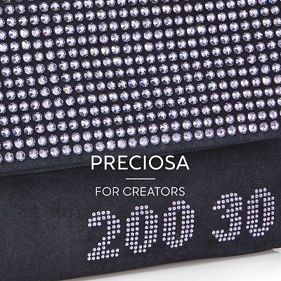 Preciosa® MAXIMA Crystal No Hotfix Flatback Stones Y-PRC-NSS12-00030-251-1