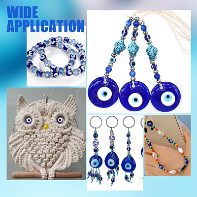 DIY Evil Eye Beads Making Finding Kit DIY-PH0006-35-1