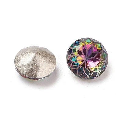 K9 Glass Rhinestone Pointed Back Cabochons RGLA-P030-06B-001VO-1