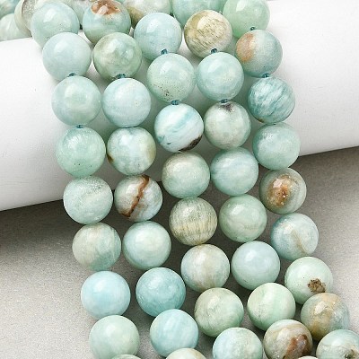 Natural Hemimorphite Beads Strands G-D352-A01-9mm-1