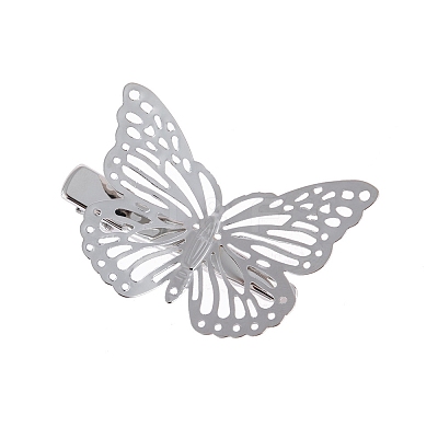 Hollow Butterfly Alloy Alligator Hair Clips PW-WG60457-02-1