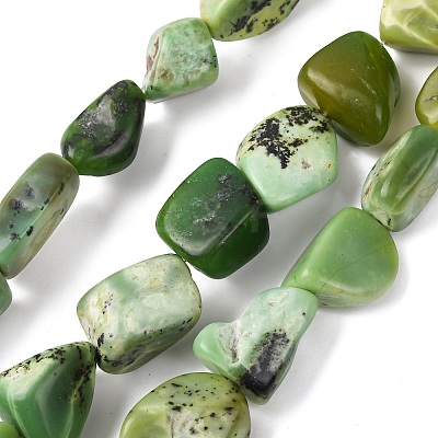 Natural Serpentine Beads Strands G-D098-C06-1
