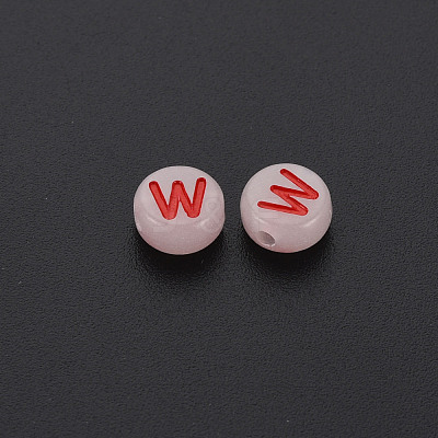 Acrylic Beads MACR-N008-58W-1