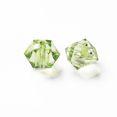 Transparent Acrylic Beads TACR-S154-15B-83-1