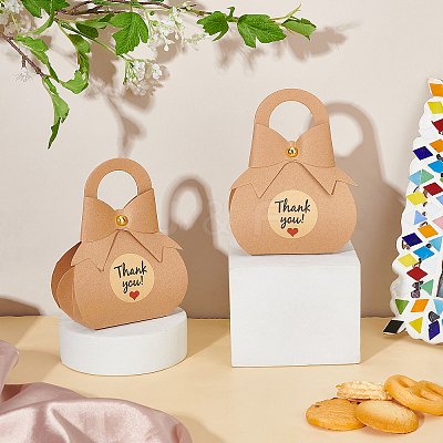 50 Sets Kraft Paper Candy Boxes CON-PH0002-54-1