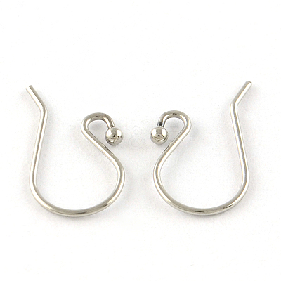 Tarnish Resistant 201 Stainless Steel Earring Hooks STAS-R063-33-1