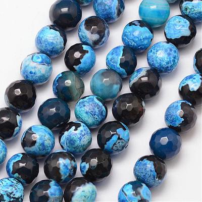 Natural Fire Crackle Agate Bead Strands G-K166-06F-10mm-11-1