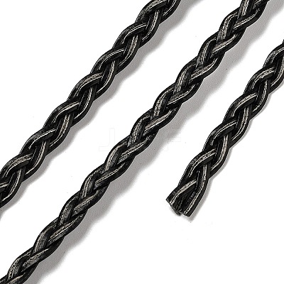 3-Ply PU Leather Braided Cord OCOR-Q059-01B-1