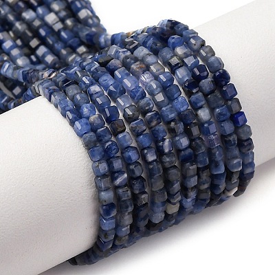 Natural Sodalite Beads Strands G-B142-C02-2x2mm-1