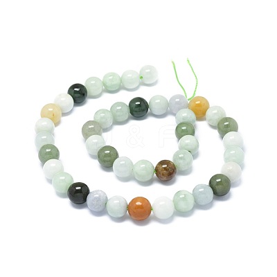 Natural Jadeite Beads Strands G-G789-01C-1