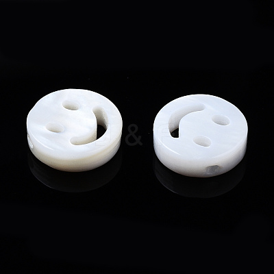 Natural Freshwater Shell Beads SHEL-N003-17D-01-1