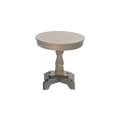 Miniature Wooden Round Coffee Table MIMO-PW0001-092A-1