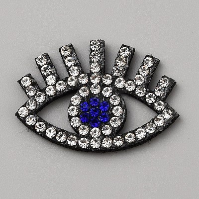 Evil Eye Rhinestone Applqiues PATC-WH0008-58-1