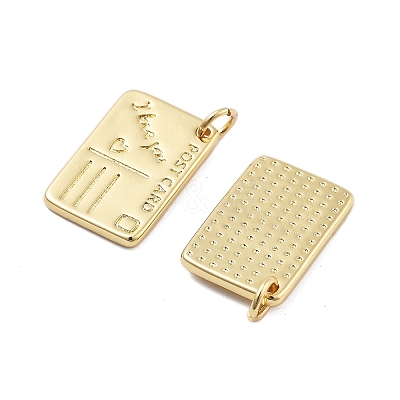 Brass Pendants X-KK-Q006-08G-1