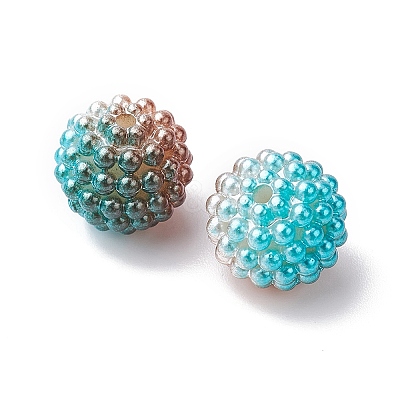 Imitation Pearl Acrylic Beads OACR-FS0001-42A-1