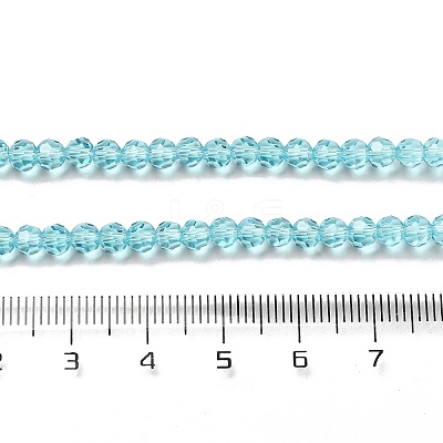 Transparent Glass Beads EGLA-A035-T4mm-D08-1